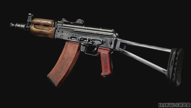 细看：AKS-74U短步枪3D模型 射击游戏的道具 精致还原以假乱真(图1)