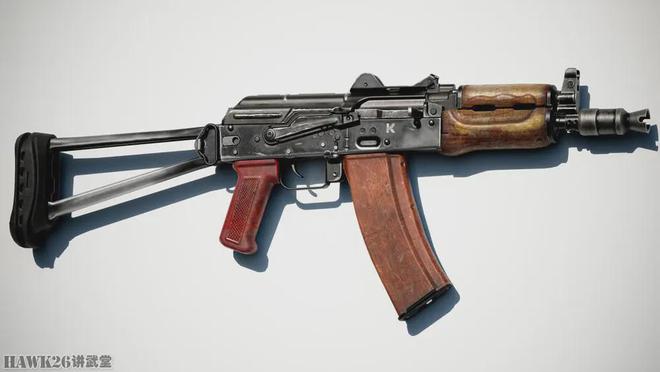 细看：AKS-74U短步枪3D模型 射击游戏的道具 精致还原以假乱真(图5)