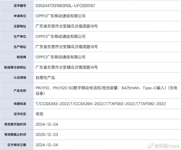 全球最薄折叠机电池不降反升！OPPO Find N5入网：内置5600mAh大电池(图1)
