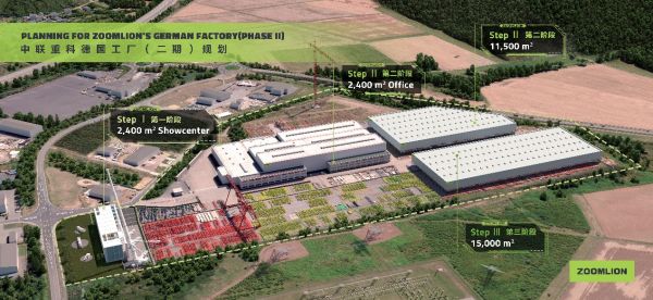 深耕欧洲拓展全球产业版图 中联重科德国工厂二期项目奠基(图2)