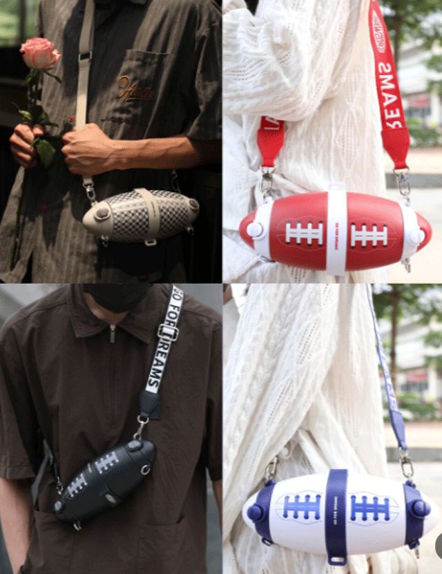 又潮又酷的橄榄球水壶保冷保温双仓双饮双倍快乐！(图9)