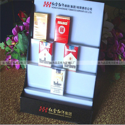 亚克力阶梯笔架 文具店阶梯展示台亚克力手账本柜 笔架文具展示架(图1)