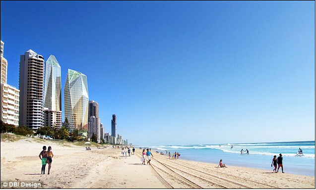 中国首富澳洲黄金海岸圈地 将建“珠宝”三塔度假村(图1)