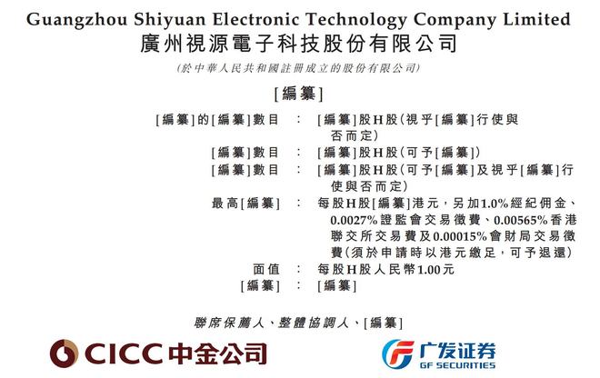新股消息 视源股份(002841SZ)二次递表港交所 2025年前三季利润982亿元(图1)