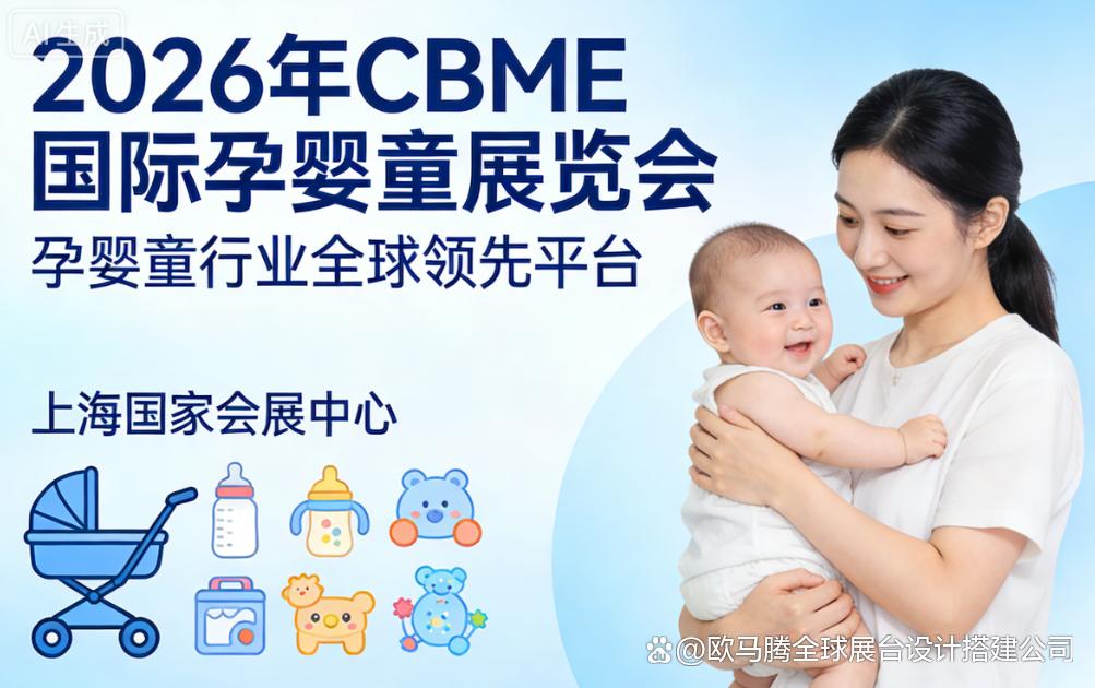 2026 CBME上海孕婴童展展台搭建设计优质服务商选择指南(图1)
