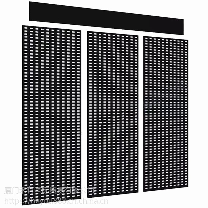 金属洞洞板展示架 落地式L型挂钩展架 手机配件货五金工具架(图1)